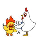 CHICKEN and BROWN ＆ FRIENDS職場（個別スタンプ：18）