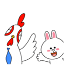CHICKEN and BROWN ＆ FRIENDS職場（個別スタンプ：21）