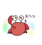 手描き ほっこり日常カニ（個別スタンプ：31）