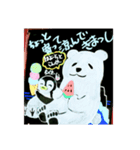 【黒板アート季節編】ミーシュカмиШка（個別スタンプ：5）