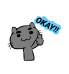 Korat (Happiness cat) English Sticker（個別スタンプ：4）