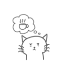 B＆W ネコ（個別スタンプ：39）