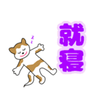 でか文字スタンプ mocha jasmine×秋田犬（個別スタンプ：35）