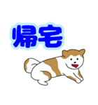 でか文字スタンプ mocha jasmine×秋田犬（個別スタンプ：38）