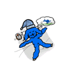 Blue Blue Dog（個別スタンプ：7）