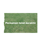 サッカー試合応援用語インドネシア語ゴール（個別スタンプ：30）