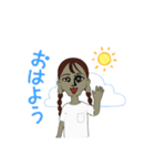 たまにはこういう子（個別スタンプ：5）