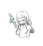 ジト目少女 そのいち(re)修正版（個別スタンプ：21）