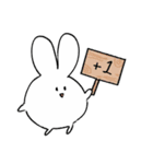 卑劣で邪悪な白いウサギ（個別スタンプ：36）