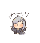 ゆるすぎる女の子（個別スタンプ：4）