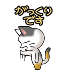 猫ねこにゃんこ その1（三毛）日常会話（個別スタンプ：36）