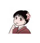 日本の女の子（個別スタンプ：3）