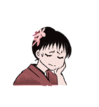 日本の女の子（個別スタンプ：6）
