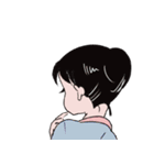 日本の女の子（個別スタンプ：9）