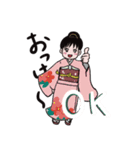 日本の女の子（個別スタンプ：10）