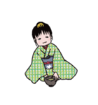 日本の女の子（個別スタンプ：13）
