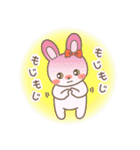 毎日使える♡かわいい敬語うさぎ 1（個別スタンプ：4）