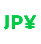 JP¥ スタンプ（個別スタンプ：34）