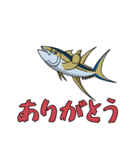 目つきが悪いキハダマグロ（個別スタンプ：26）