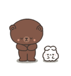 ほこり バニー x BROWN ＆ FRIENDS（個別スタンプ：2）