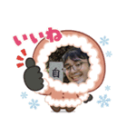 りくちゃんの自画像スタンプ（個別スタンプ：4）