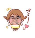 りくちゃんの自画像スタンプ（個別スタンプ：6）