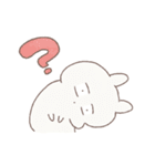 三白眼うさぎとこどもたち（敬語）（個別スタンプ：11）