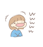 三白眼うさぎとこどもたち（敬語）（個別スタンプ：35）
