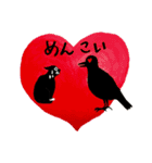 岩手弁・カラスのローチ（個別スタンプ：8）