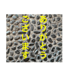 お返事(床背景ver.)（個別スタンプ：11）