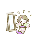 着物女子つや姫ちゃん お気軽編（個別スタンプ：37）