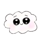 ふわもこほこりちゃん（個別スタンプ：3）