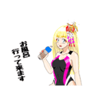 頑張る巫女お姉さん  HG 5（個別スタンプ：2）