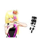 頑張る巫女お姉さん  HG 5（個別スタンプ：7）