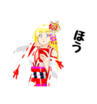 頑張る巫女お姉さん  HG 5（個別スタンプ：26）