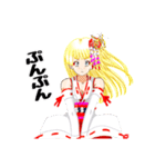 頑張る巫女お姉さん  HG 5（個別スタンプ：32）
