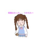 毎日優しい女の子のスタンプ（個別スタンプ：19）