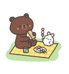 ほこり バニー と BROWN ＆ FRIENDS（個別スタンプ：6）