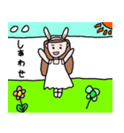 ザンロックうさ耳の子（個別スタンプ：16）