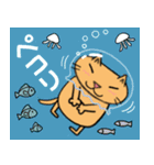 Juns の夏を楽しむ猫たち（個別スタンプ：25）