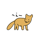 狐しゃけスタンプ（個別スタンプ：4）