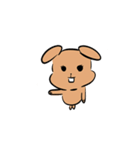 子犬の落書き（個別スタンプ：3）