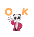 はかまパンくん赤（個別スタンプ：1）