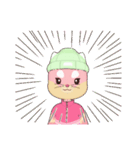 可愛いピンクライちゃん（個別スタンプ：13）