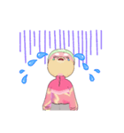 可愛いピンクライちゃん（個別スタンプ：14）
