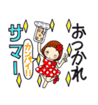 ひま子ちゃん457大人女子夏だからスタンプ（個別スタンプ：35）