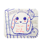 うさぎのルカ よく使うスタンプ(ネザー)（個別スタンプ：24）