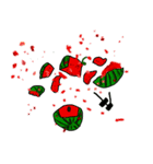 可愛いスイカスタンプ（個別スタンプ：21）