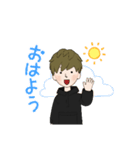 ひとえのしょーとのひと（個別スタンプ：1）