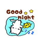 しろねこ♡梅雨から夏♡気持ちを伝えよう（個別スタンプ：40）